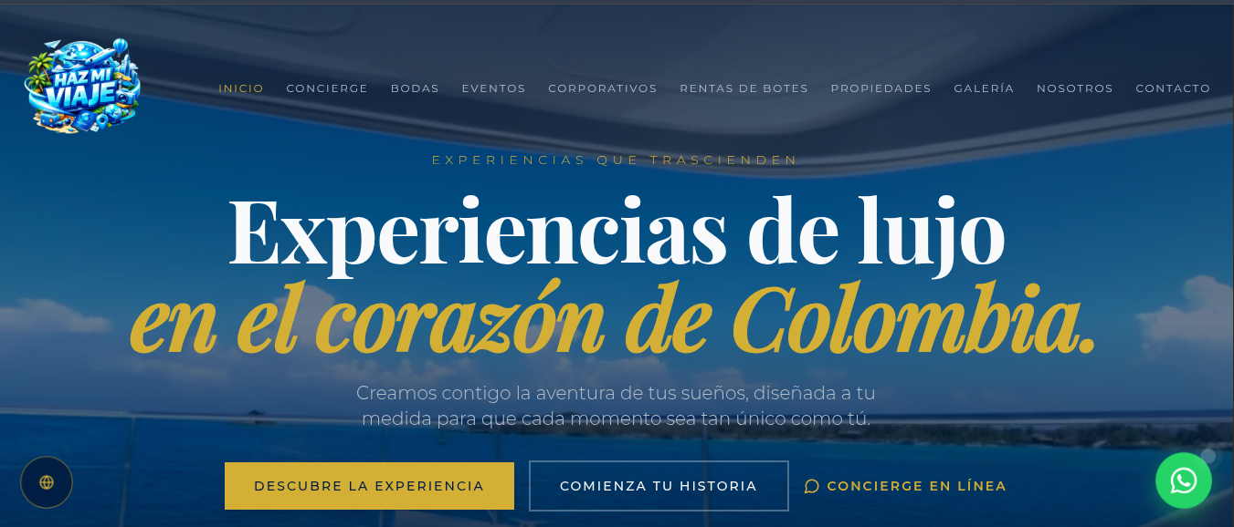 Sitio web de Haz mi viaje